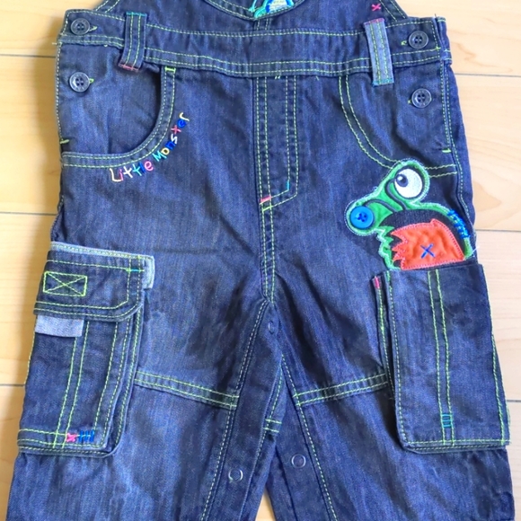NEW with Tags Next 2Pc Shirt/Denim Jumper 1.5 - 2 Years - Picture 5 of 13